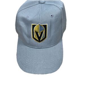 Vegas Golden Knights Hat Fan Favorite Gray Adjustable Cap NHL Hockey Logo